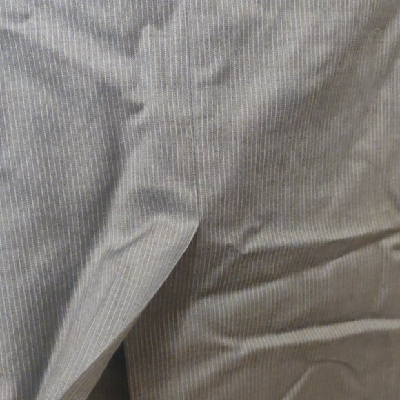 Simon Spurr 36S/30 modern slim skinny fit grey stripe 100% virgin wool bemberg - Picture 3 of 12